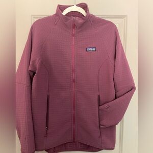 Patagonia Women's R1 Windproof Fleece Jacket - Plum